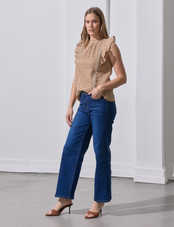 Blusa Volados TOSTADO