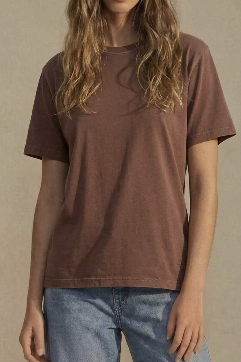 Remera Algodón Lavado Vison