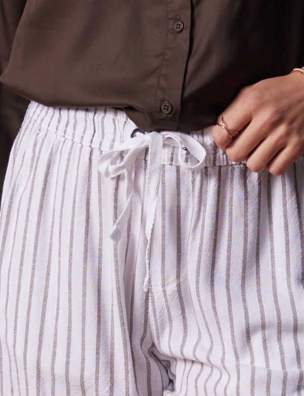 Short Lino BLANCO/MULTI