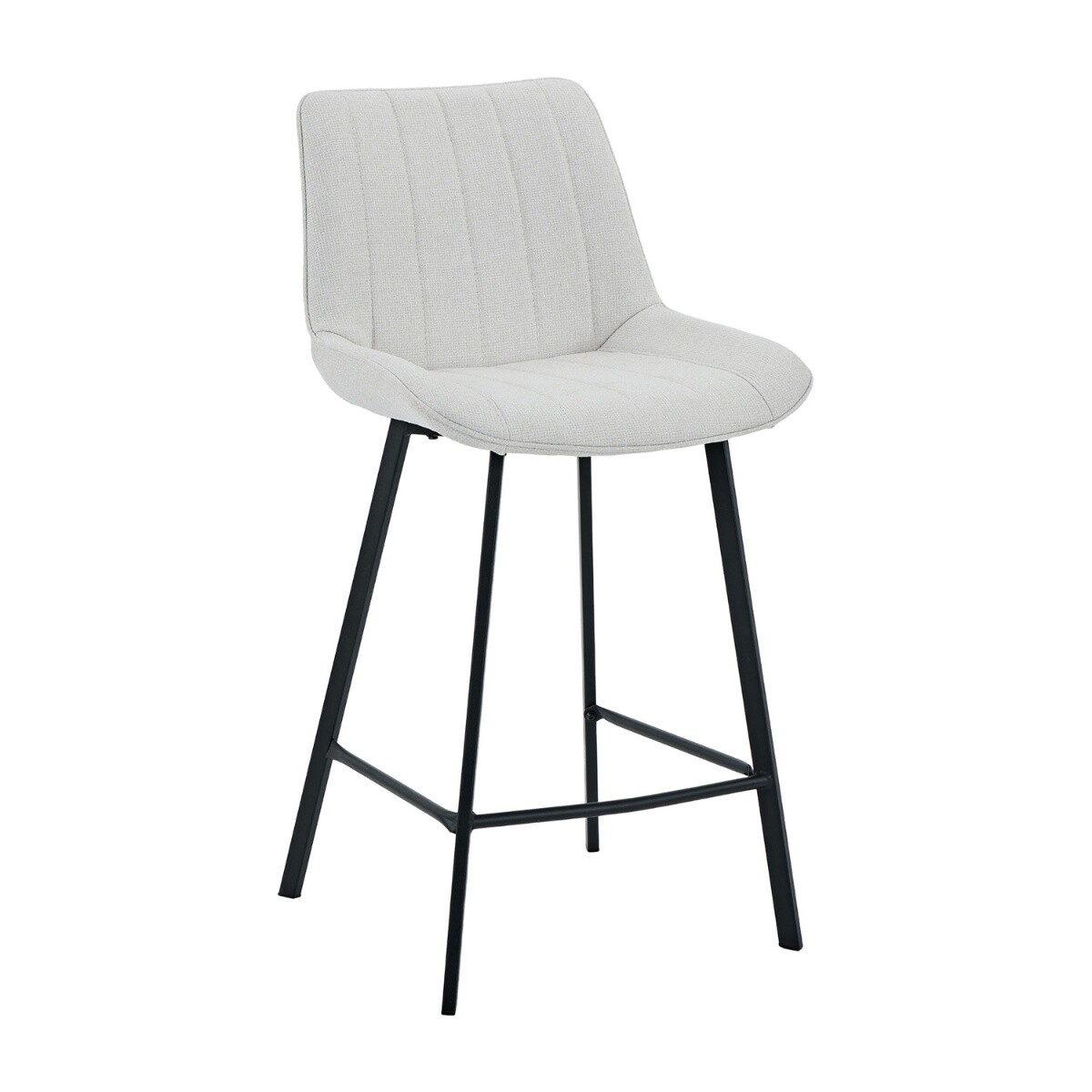 Taburete Scala - Tela Rústica - W3 (Beige) 