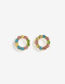 Aros Pasantes Strass Aros Pasantes Arandelas Strass - Dorado