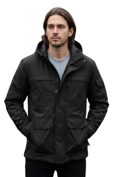 Campera outdoor Negro