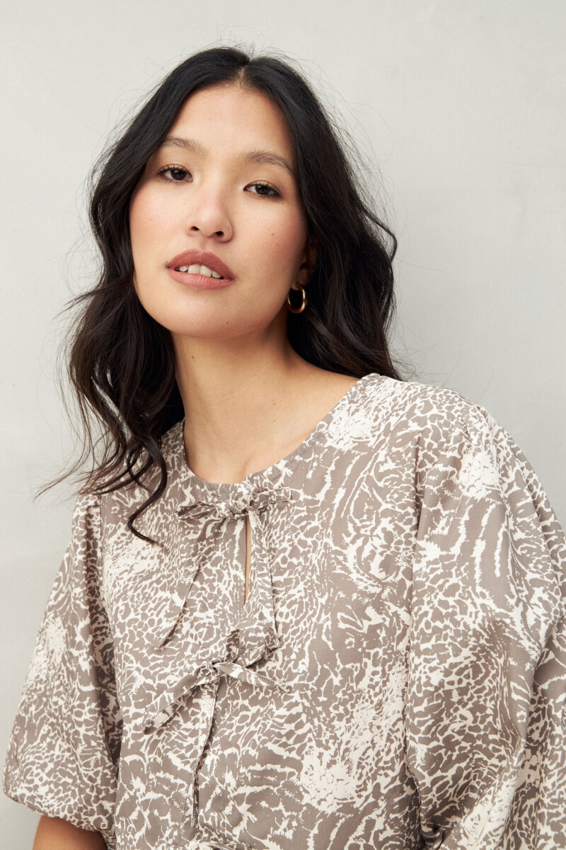 BLUSA WYNN PRINTED Animal Print