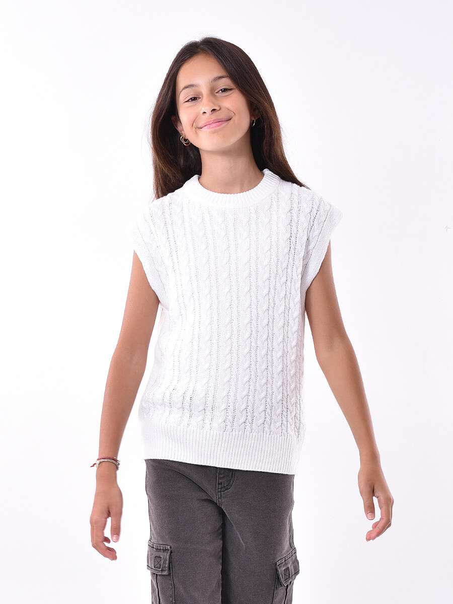 CHALECO GRETTA - OFF WHITE 