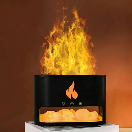 Difusor Vaporizador De Aroma Con Sal Del Himalaya Negro