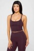 Top Con Sujetador Principal Built-In Bra Mujer Oxblood