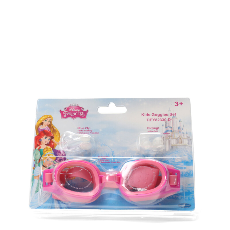 Lentes Disney de Natacion c/Tapones Rosa