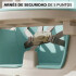Silla De Bebe Para Comer Plegable Asiento 2 En 1 Arnes Cinturon Seguridad 3 Puntos Imback Color Turquesa Silla De Bebe Para Comer Plegable Asiento 2 En 1 Arnes Cinturon Seguridad 3 Puntos Imback Color Turquesa