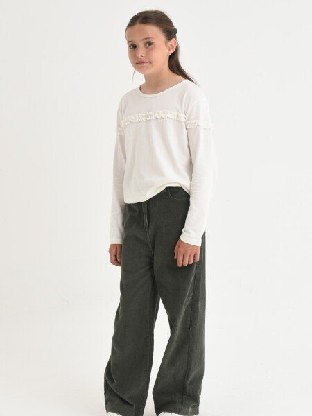 Pantalón oxford Verde