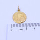 Medalla oro 18k con imágen de San Benito Medalla oro 18k con imágen de San Benito