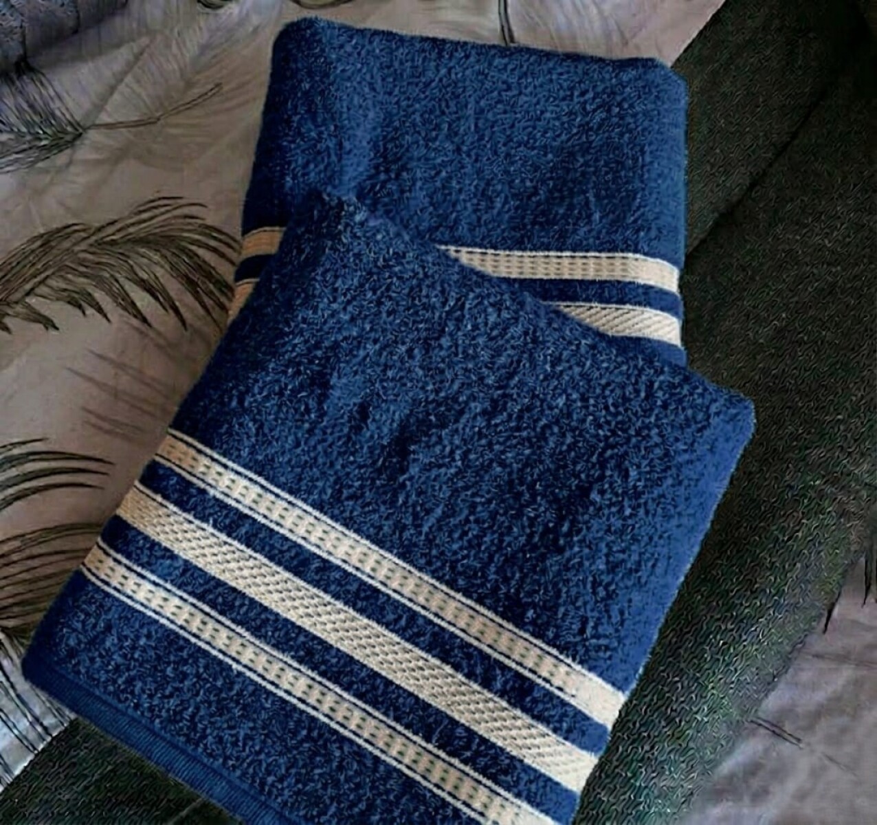Toalla De Baño Para Rostro Algodón Sky 45 X 65 Cm - Azul amado 