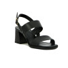 Sandalias Mujer Darkness Cuero Negro