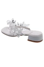 SANDALIA TANZANITE Blanco