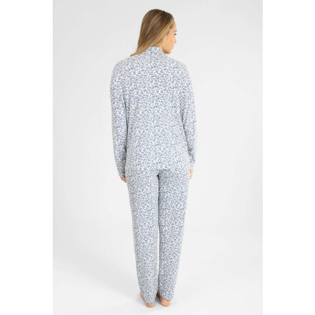 Pijama americano london ml Azul