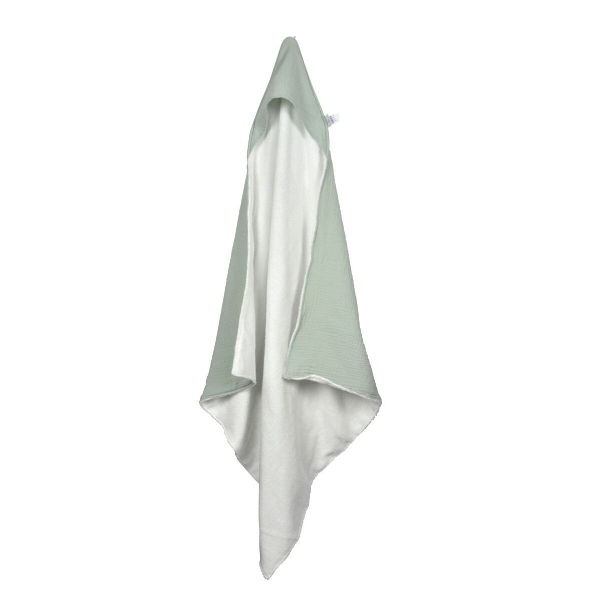 CAPA DE BAÑO - ALGODON VERDE BEBÉ DOUCEUR VERDE AGUA 