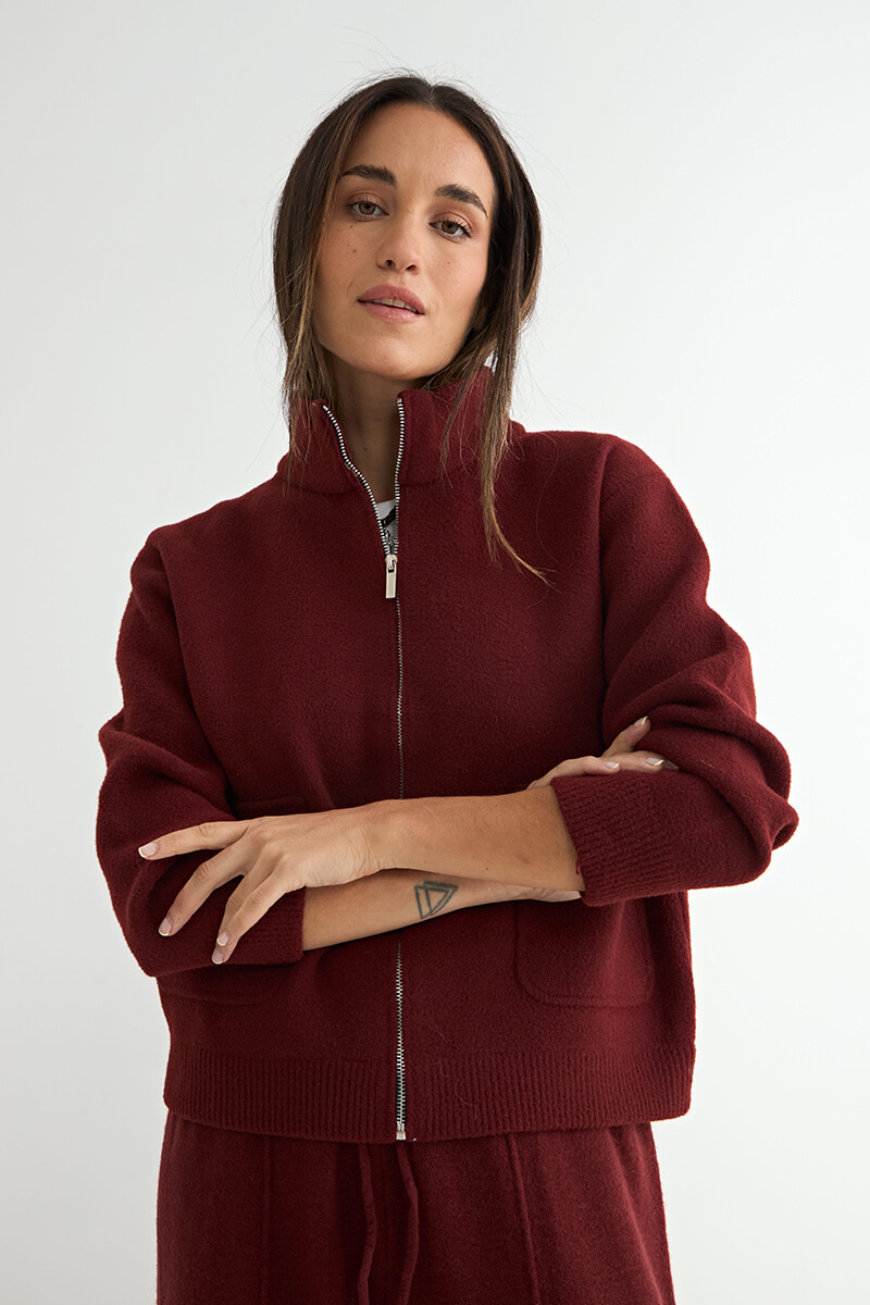 ABRIGO GENTIANA C/CIERRE - BORDO 