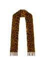 OBEY LEOPARD SCARF Multicolor