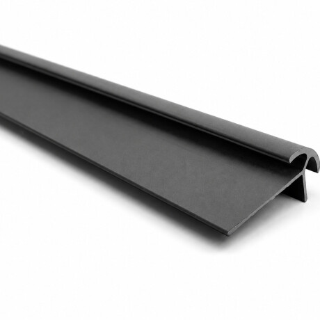 Perfil Para Placas de PVC Angulo Exterior Negro Mate 3mm x 2.5mts Perfil Para Placas de PVC Angulo Exterior Negro Mate 3mm x 2.5mts