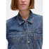 LS CROPPED SHACKET - MED AMET MEDIUM WASH
