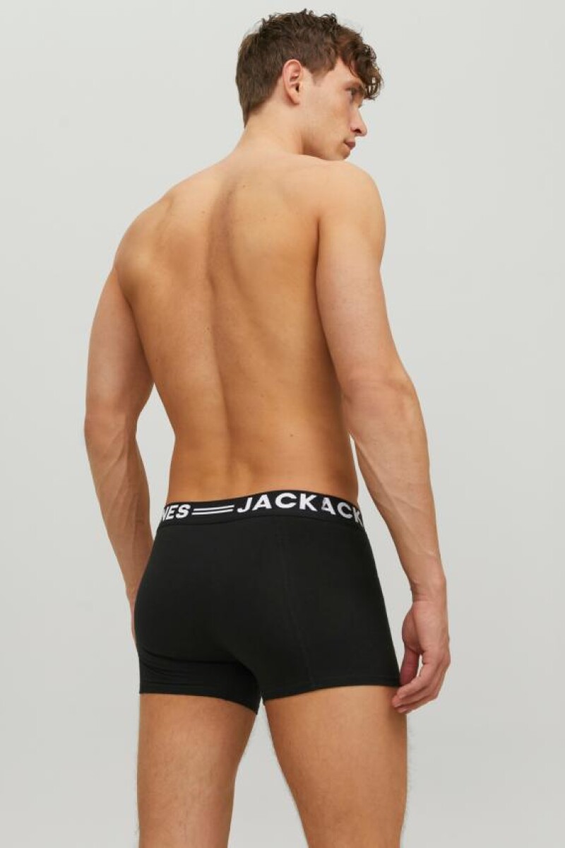 Pack "sense" 3 Boxers Trunks Light Grey Melange