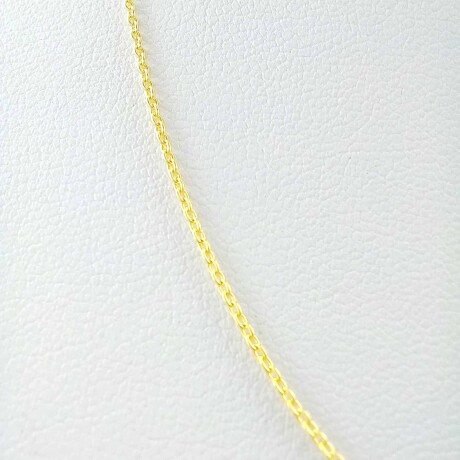 Cadena de plata 925 con baño de oro amarillo, 40 cm. Cadena de plata 925 con baño de oro amarillo, 40 cm.