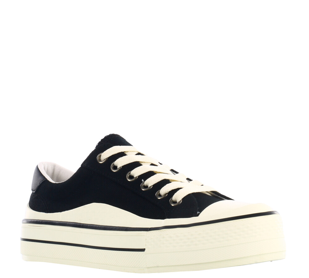 Deportivo GALI de lona acordonado Black