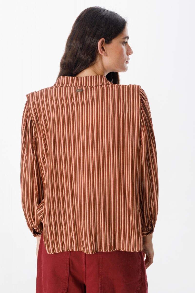 Camisa Rosven Bordeaux