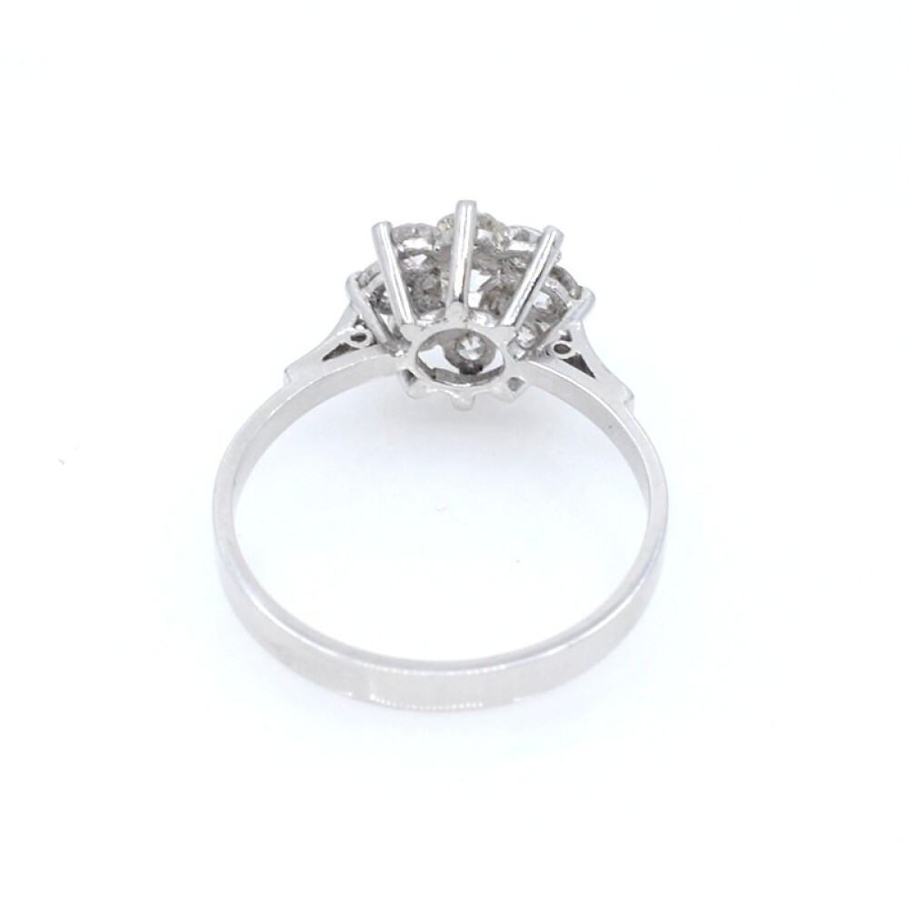 Anillo Oro Blanco 18K Y Brillantes Anillo Oro Blanco 18K Y Brillantes