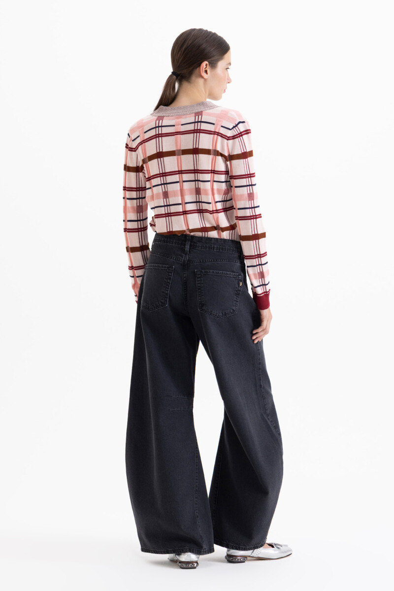 JEANS LOU BLACK Negro