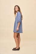 VESTIDO TALA STRIPED Azul Marino