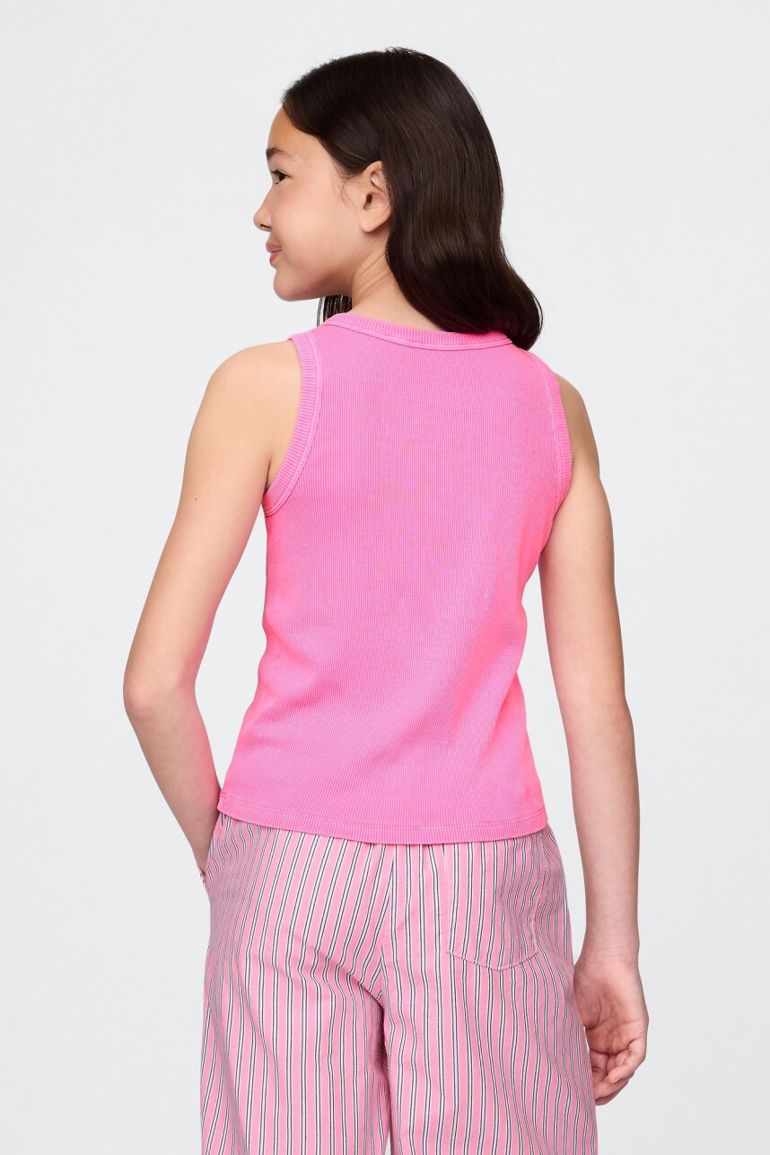 Musculosa Logo Gap Niña Standout Pink