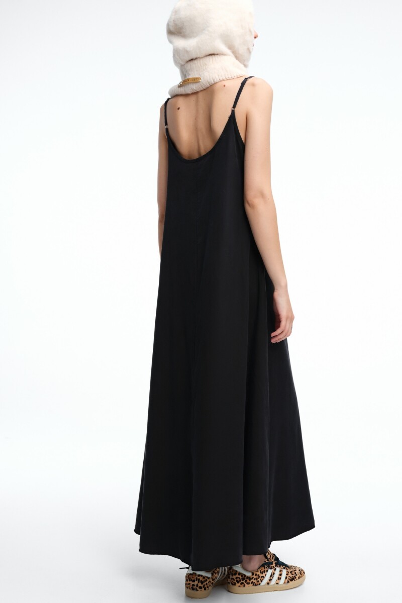 VESTIDO LARGO Negro
