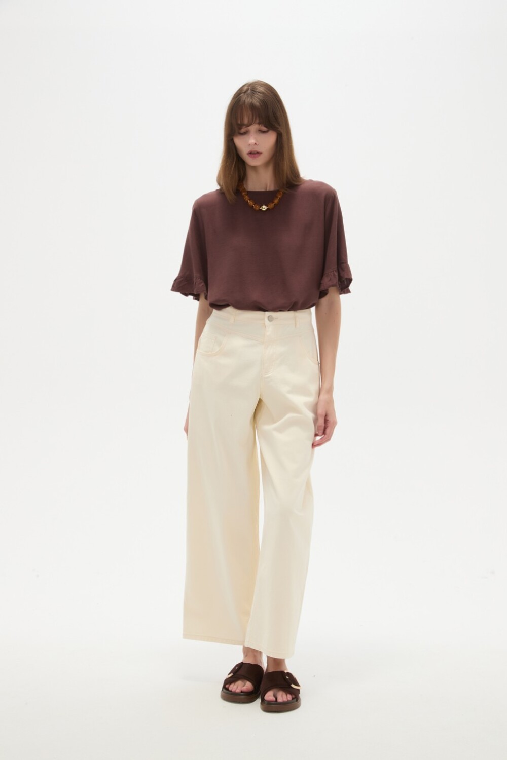 Pantalon Grava Crudo / Natural