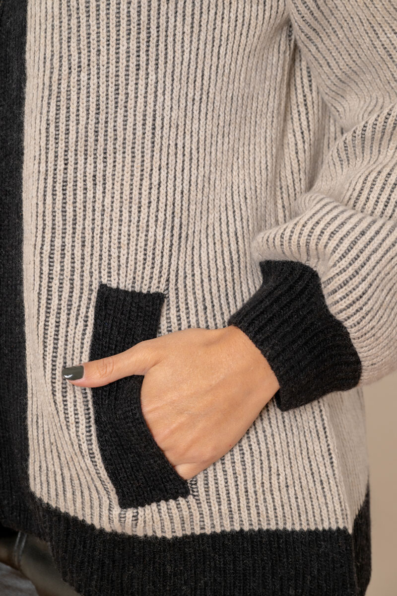 Campera roble Negro