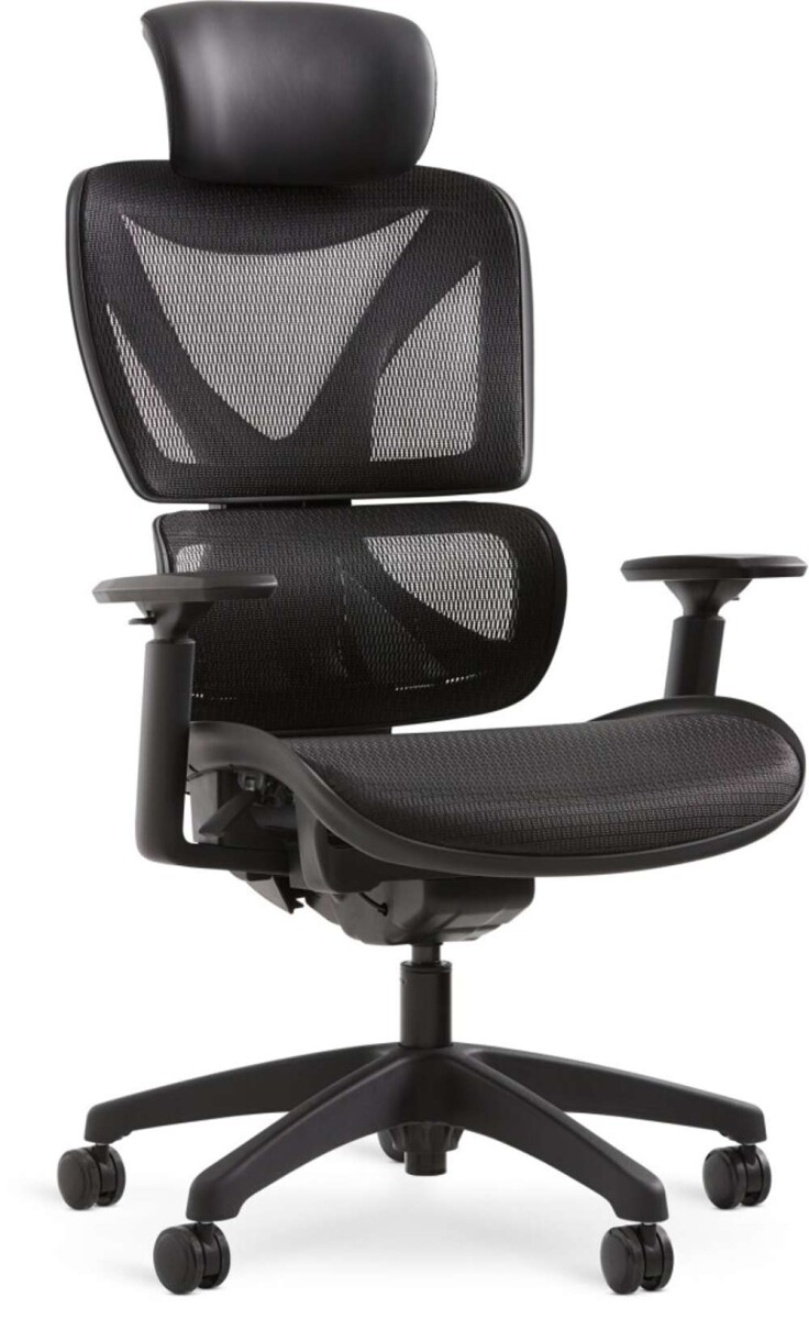 Silla De Oficina Varpelev Malla - Negro 