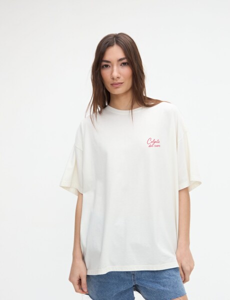 Remera Mina Off white