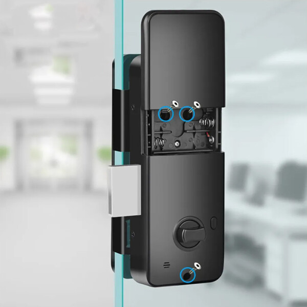 Cerradura Tuya Smart Wifi Puerta De Vidrio Blindex TUYA SMART CERRADURA PUERTA VIDRIO 008-F