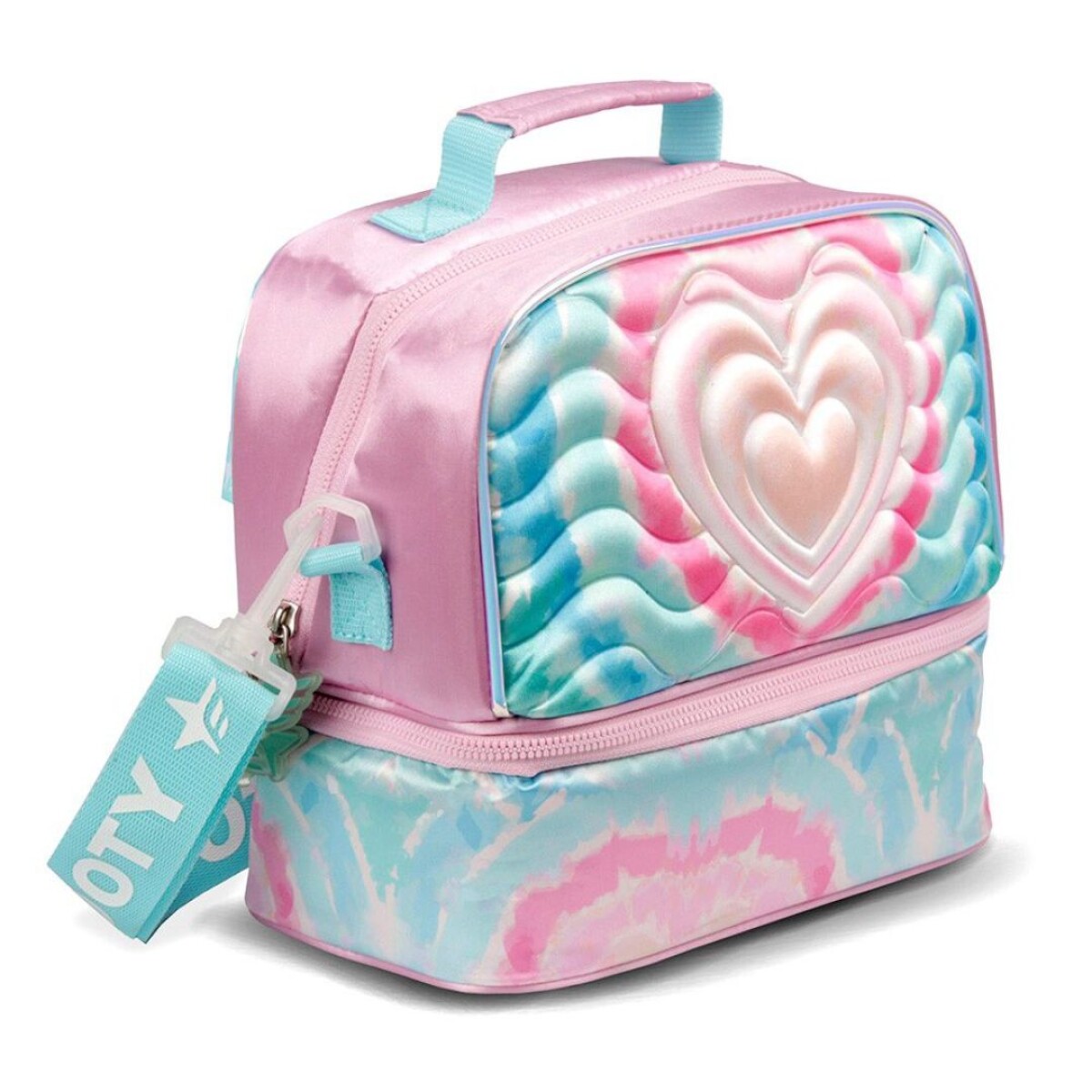 Lunchera FOOTY corazon 2 reparticiones - Lunchera Footy Corazon 2 Reparticiones 