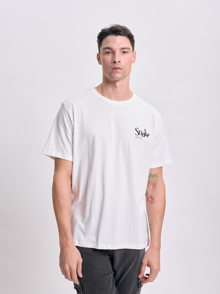 Remera estampa Blanco