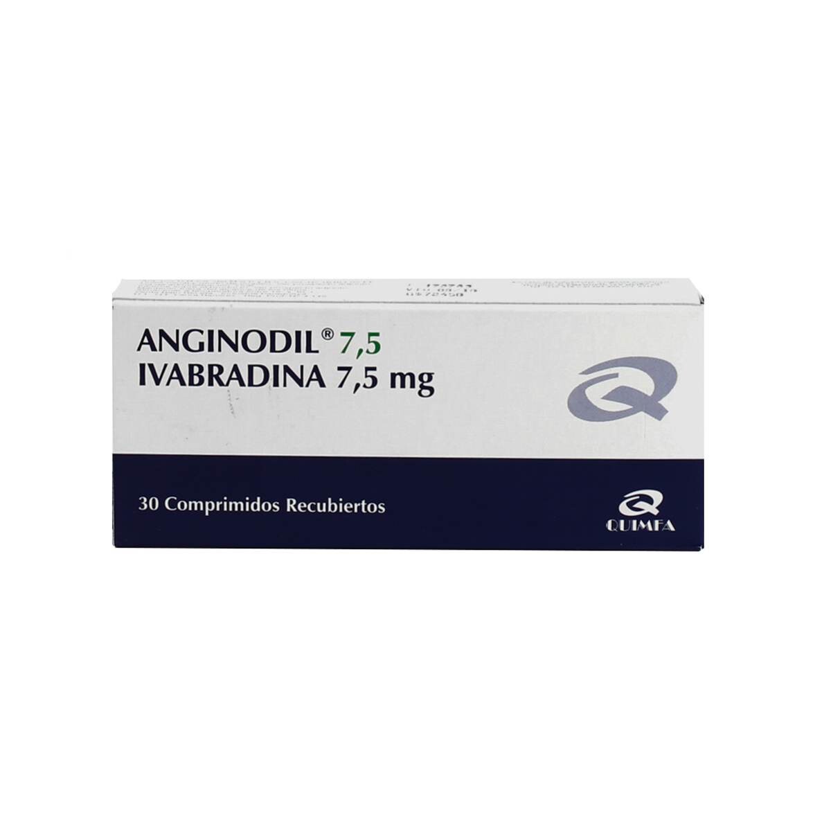 ANGINODIL 7,5 MG. CJ X 30 COMP. 