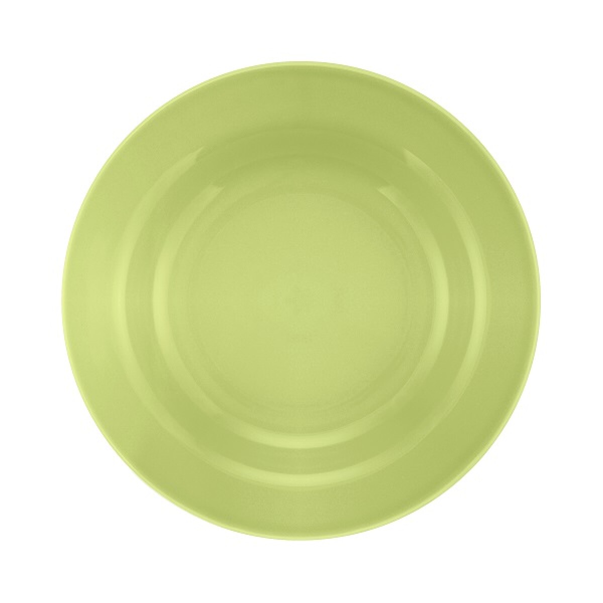 Plato hondo verde 22 cm BIONA 