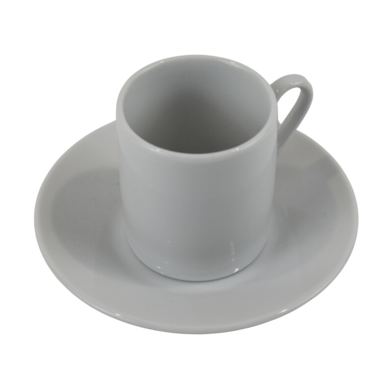 Taza de café c/plato 90ml BLANCO