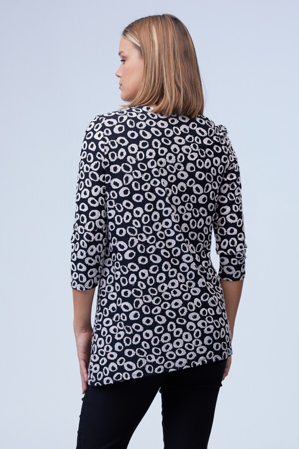 Blusa Asimetrica NEGRO/GRIS