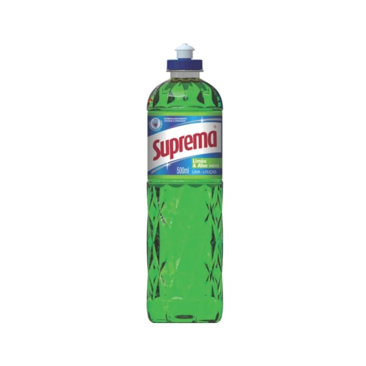 DETERGENTE SUPREMA 500CC LIMON (VERDE) 