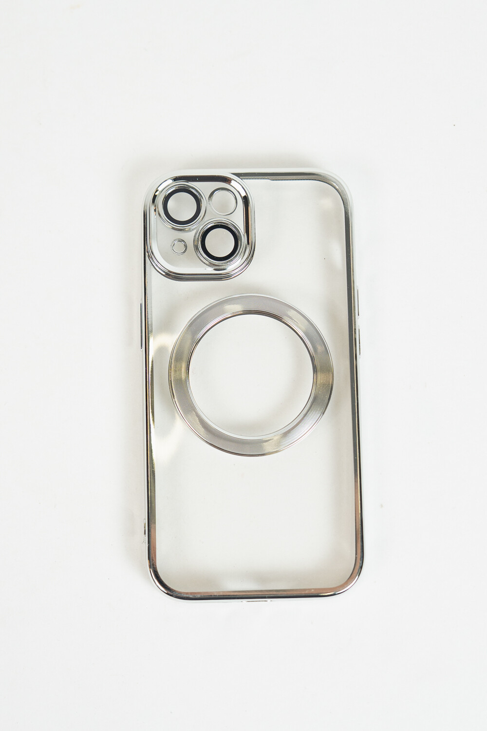 Phone Case Magnetic Iphone 15 Plateado