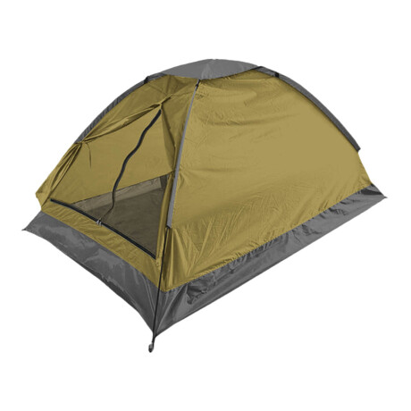 Carpa Iglú 2 Personas P/ Camping 2.00x1.45m + Bolso Verde Oscuro