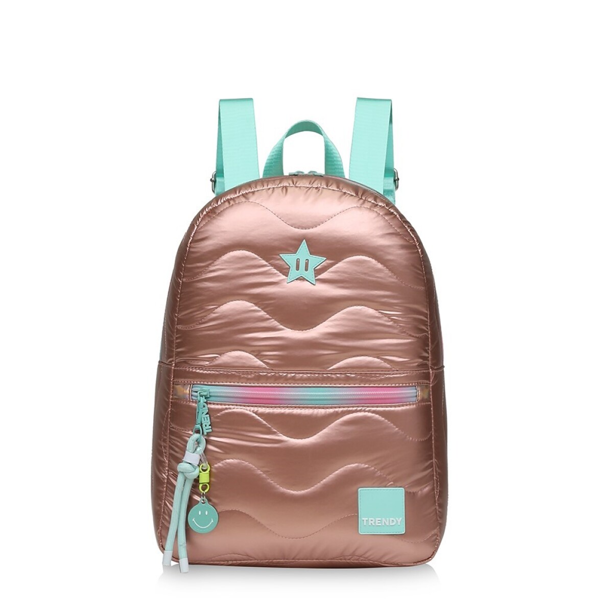 Mochila puffer - Rosa gold