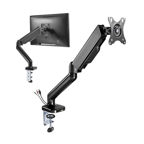 Soporte para monitor Brateck 1 brazo con sistema de gas Negro