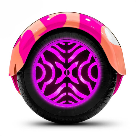 Skate Hoverboard Eléctrico 6.5 Bluetooth Luces Led N1 Rosado