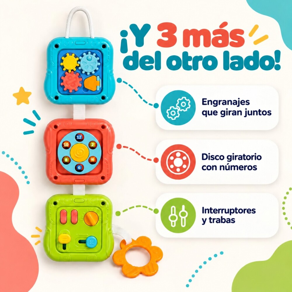 Juego de viaje Montessori 6 en 1 BUBA Juego de viaje Montessori 6 en 1 BUBA